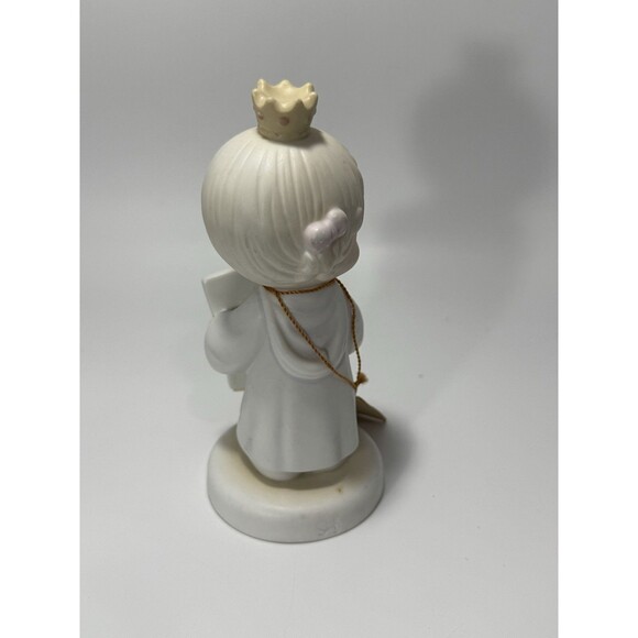 Precious Moments Figurine Congratulations Princess Girl Graduation Robe Vtg - Picture 4 of 5